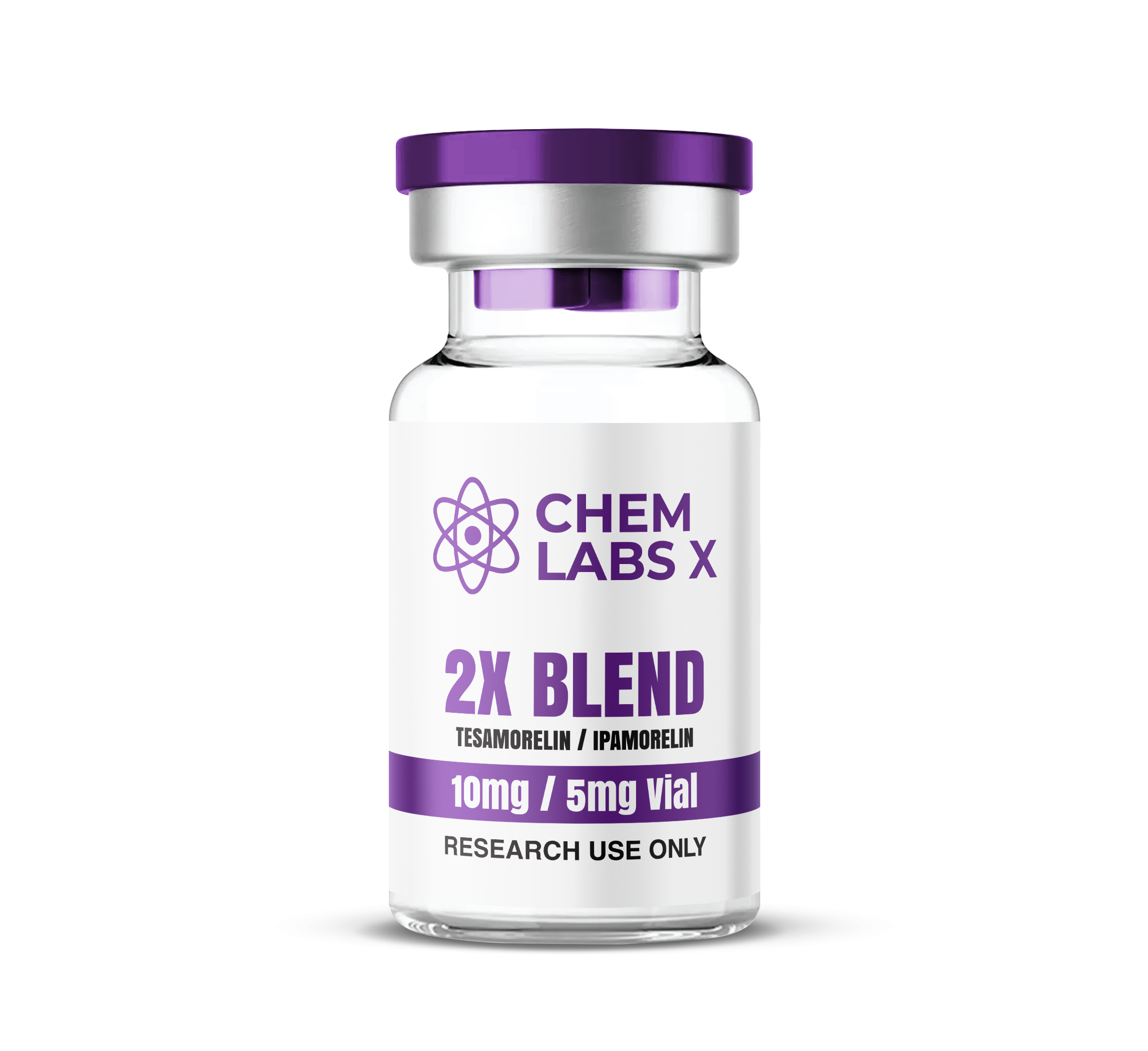 ttesamorelin with ipamorelin 2X Blend Tesamorelin (10mg) / (5mg) — Chem Labs X Superjor Peptide Tesamorelin Ipamorelin Ingredients_Antioxidants Size:170 ml