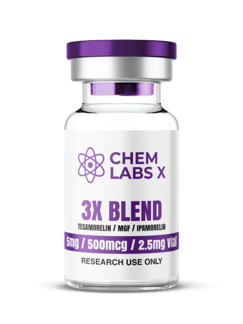 3X Blend Tesamorelin (5mg) / MGF (500mcg) / Ipamorelin (2.5mg)